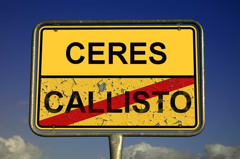 Callisto geht, Ceres kommt
